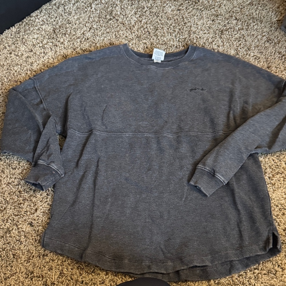 PINK Victoria's Secret Gray Sweatshirt